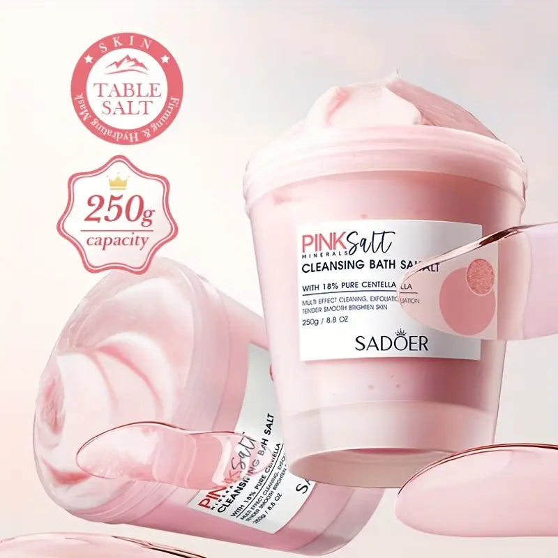 Exfoliante sal rosa del Himalaya con 18% de centella pura SADOER