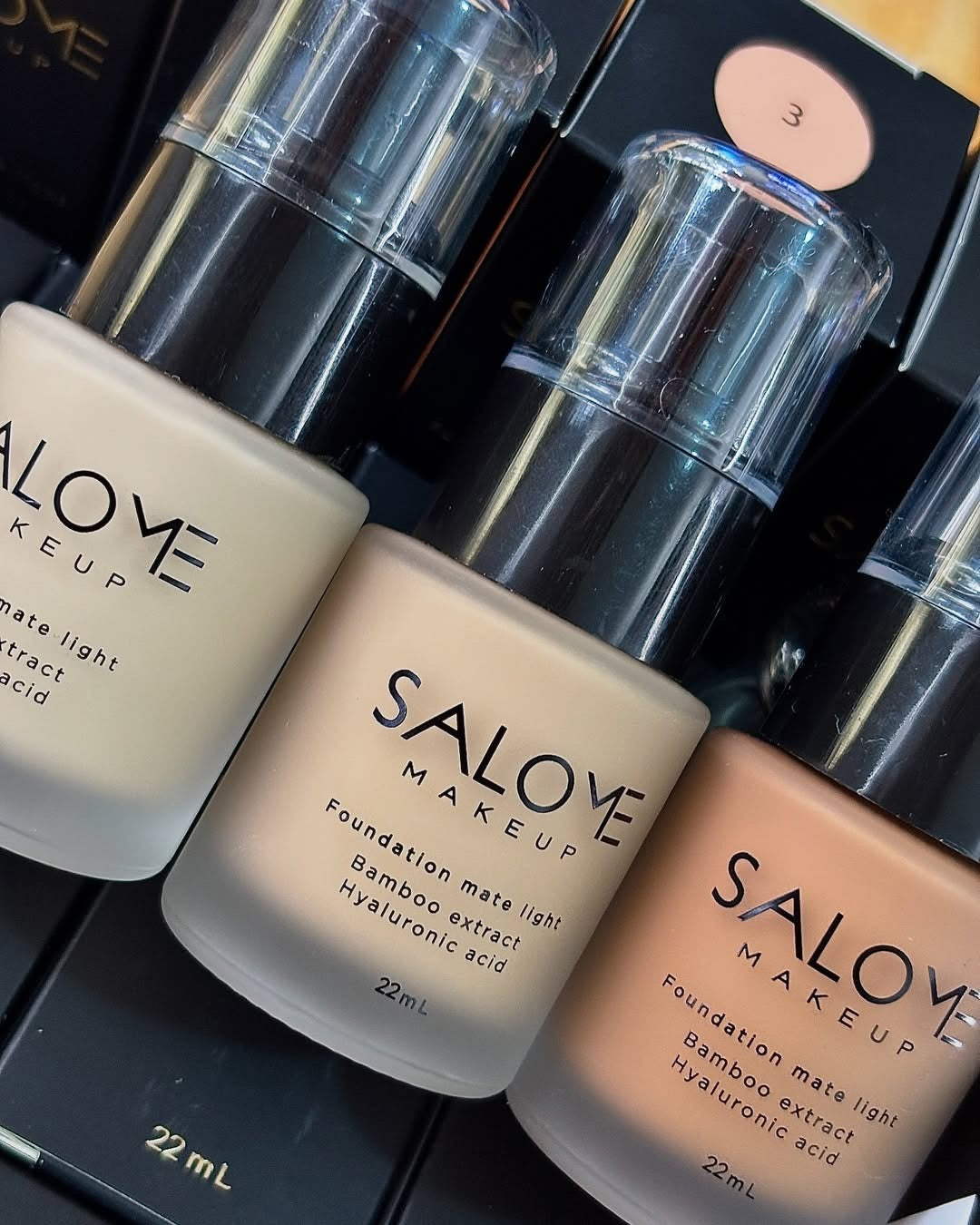 Base matte con extracto de bambú SALOME