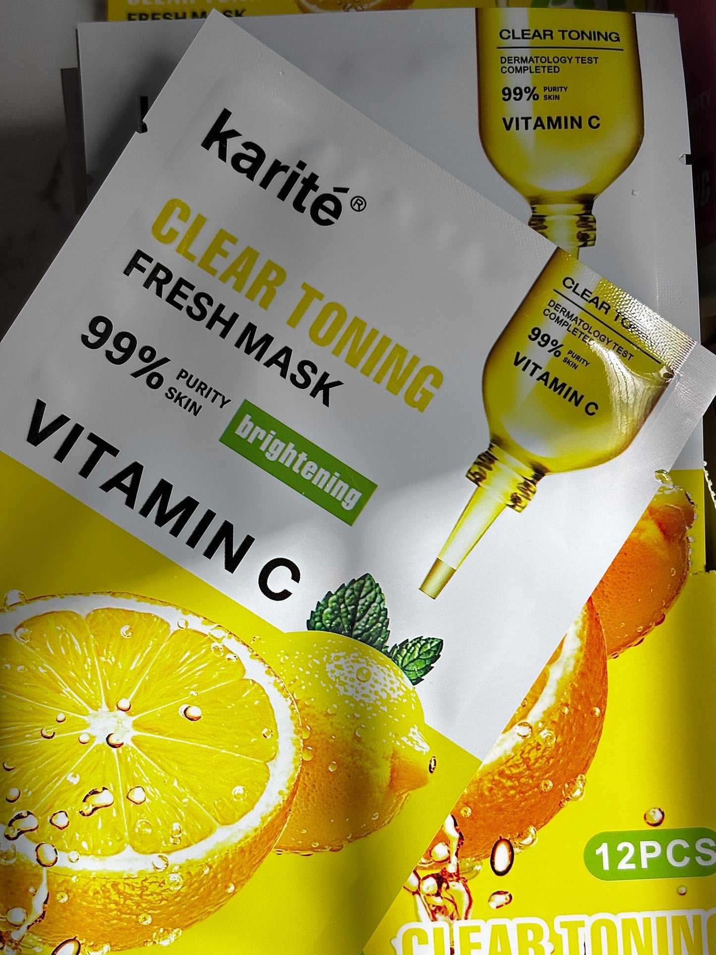 Mascarilla en velo vitamina C KARITE