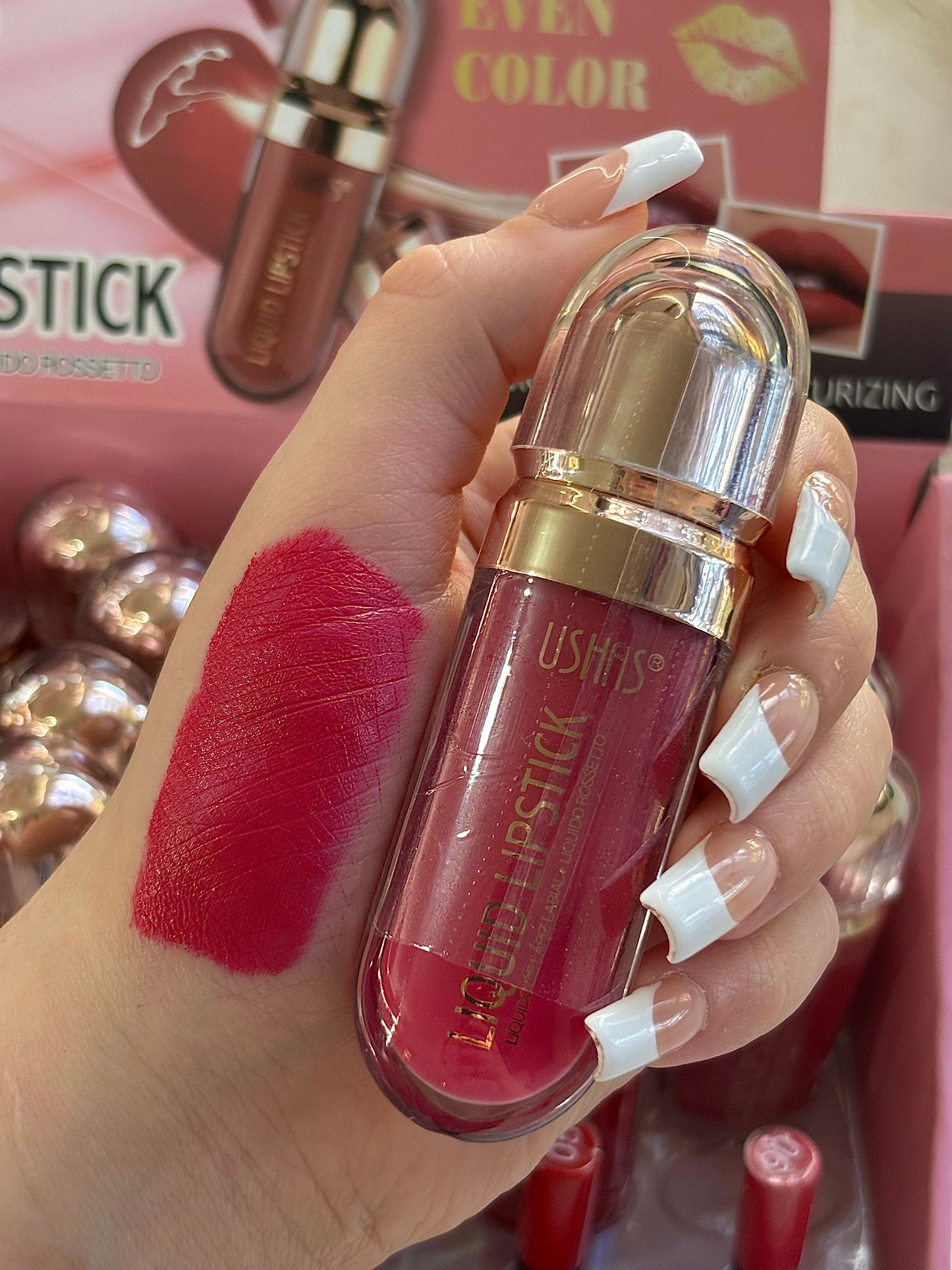 Lip gloss matte dupe kiko milano USHAS