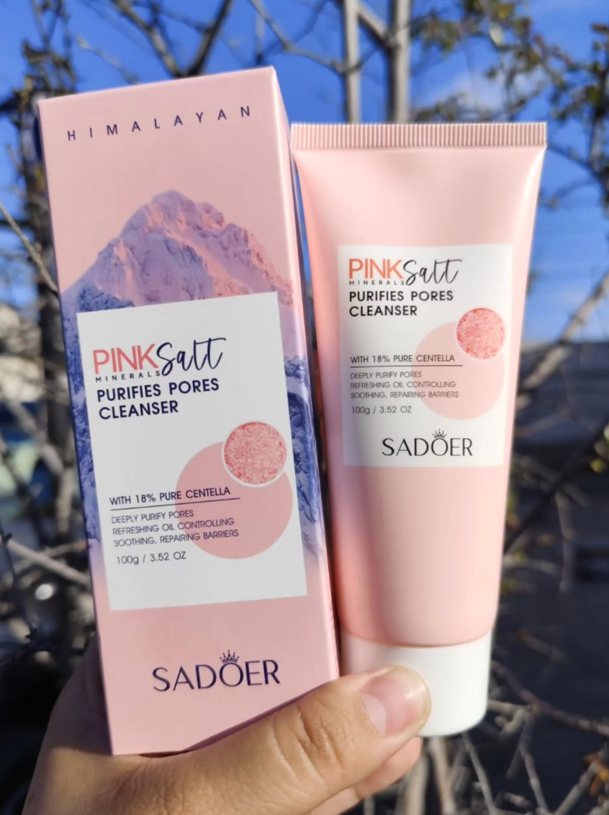 Jabon facial sal rosa SADOER