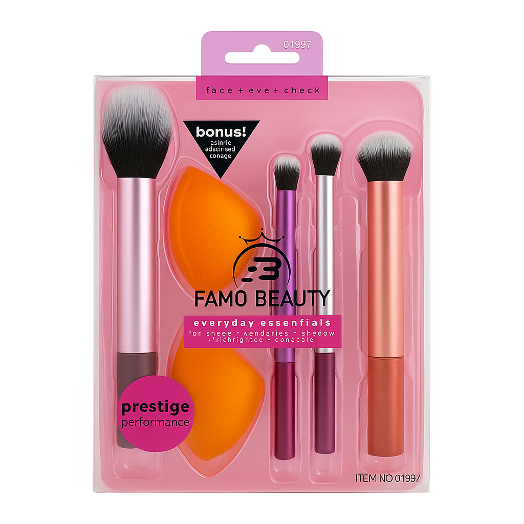 Set brochas everyday essentials X6 FAMO BEAUTY