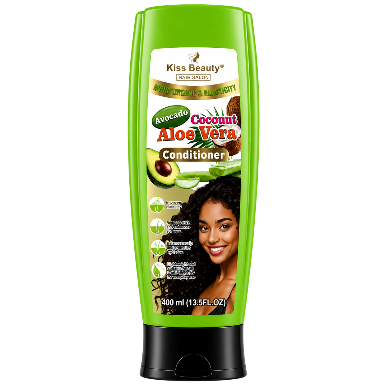 Acondicionador de aloe vera y coco KISS BEAUTY