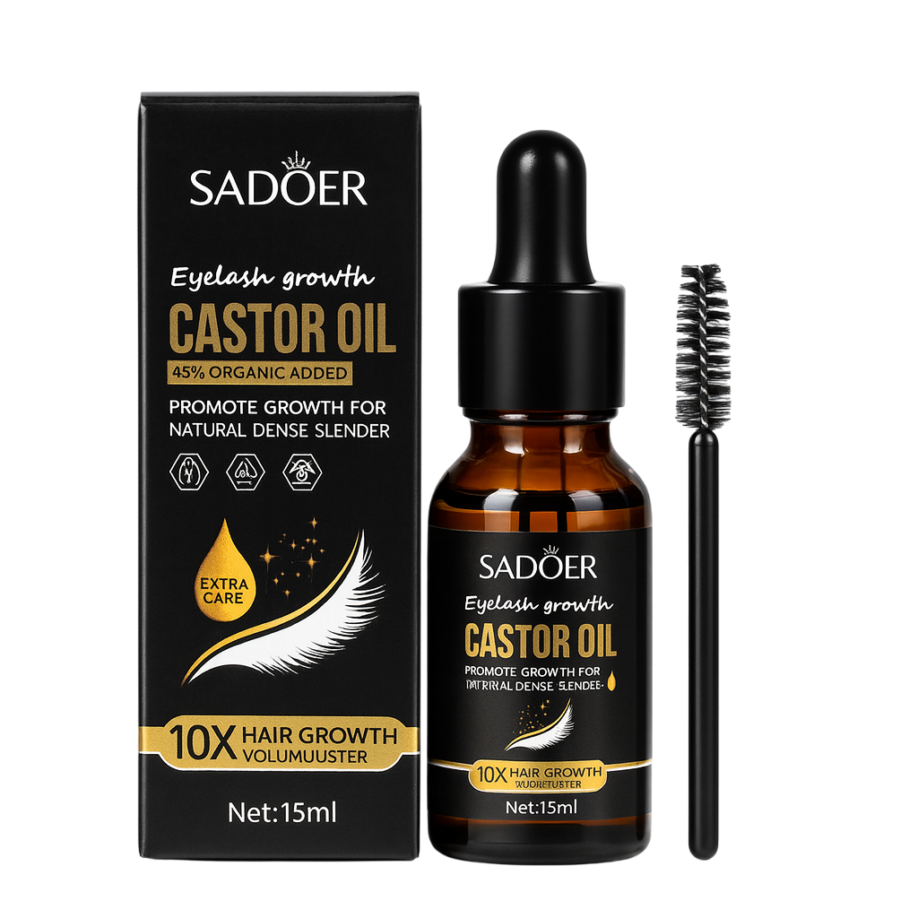 Aceite de ricino para las pestañas SADOER