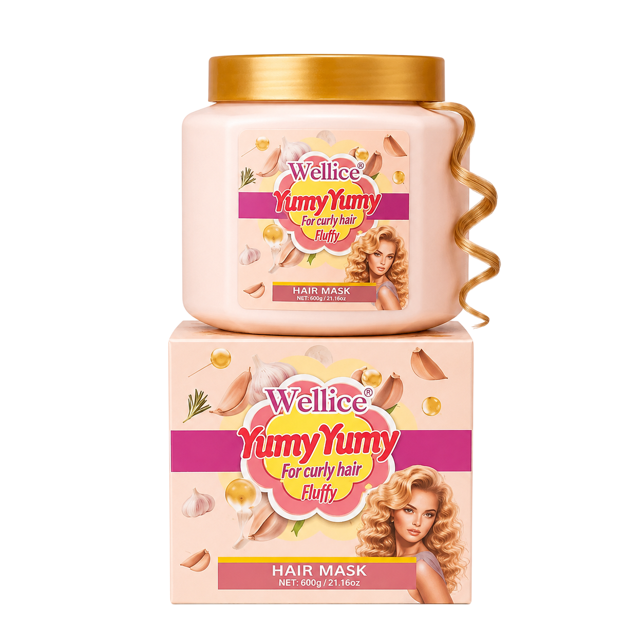 Mascarilla capilar yum yum ajo WELLICE