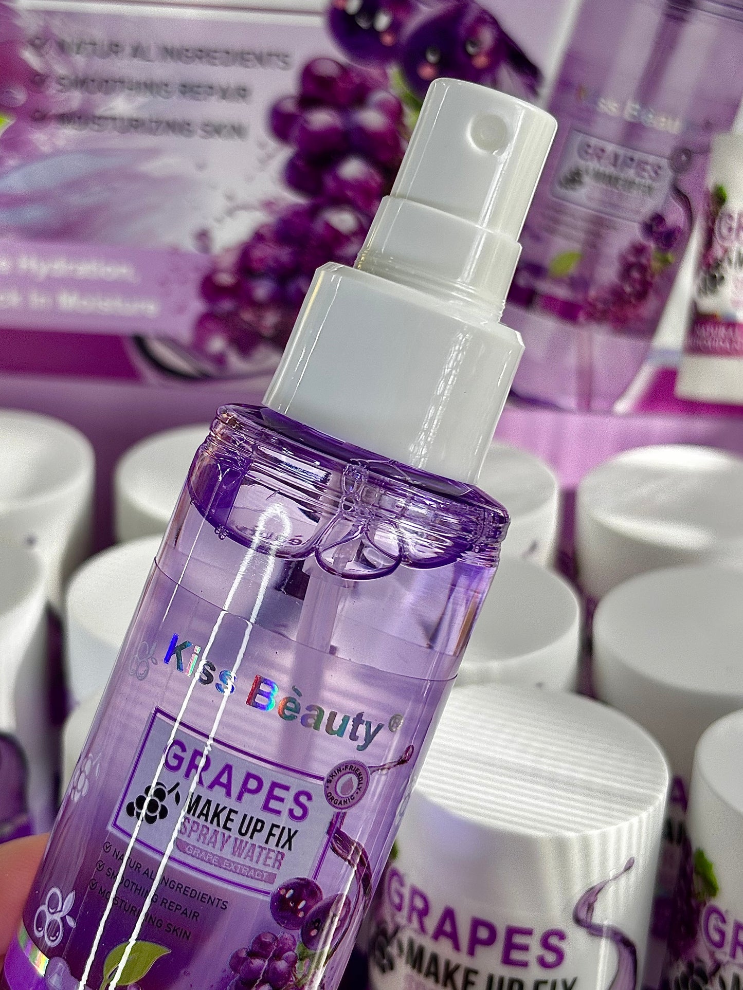Fijador oil control uva KISS BEAUTY