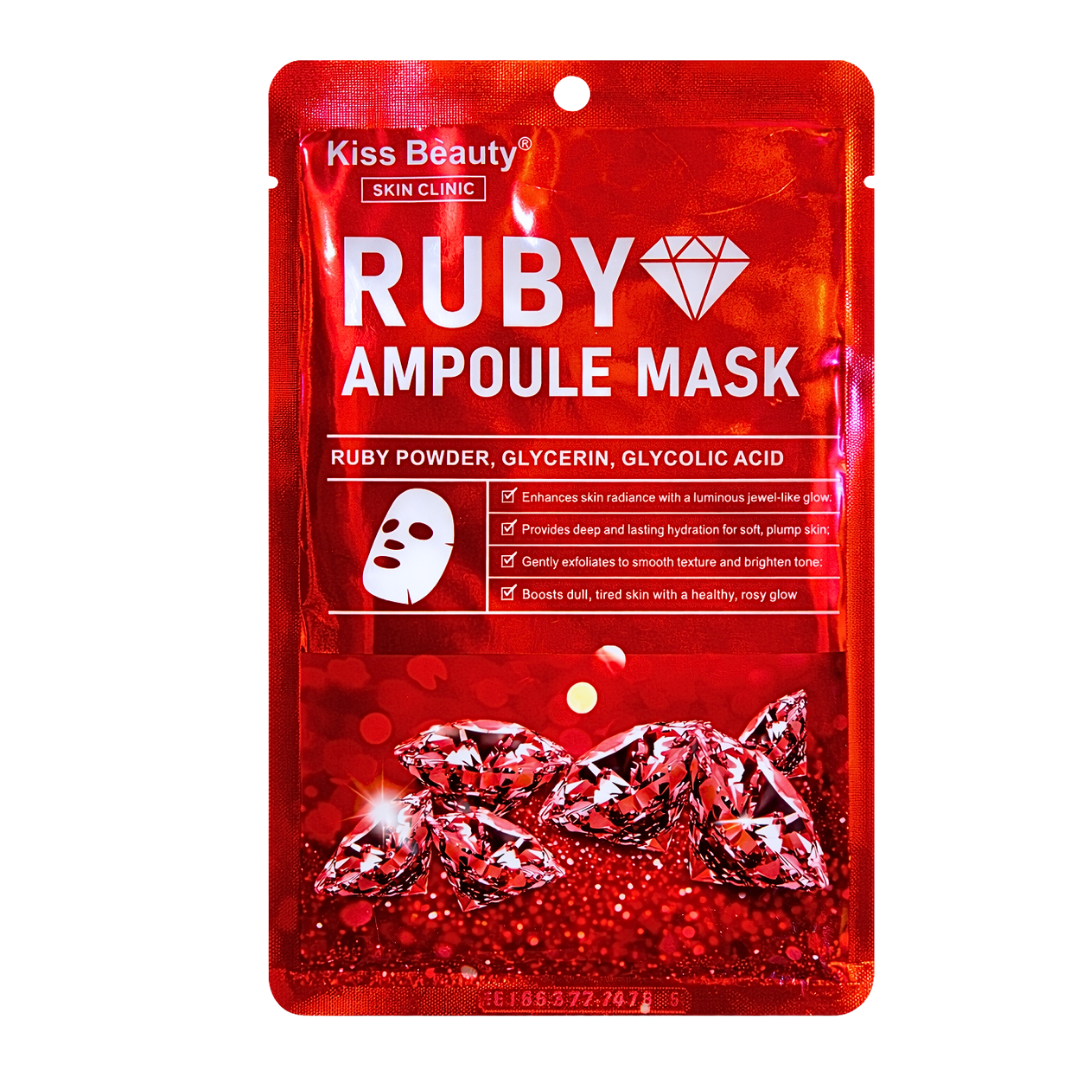 Mascarilla en velo ruby KISS BEAUTY
