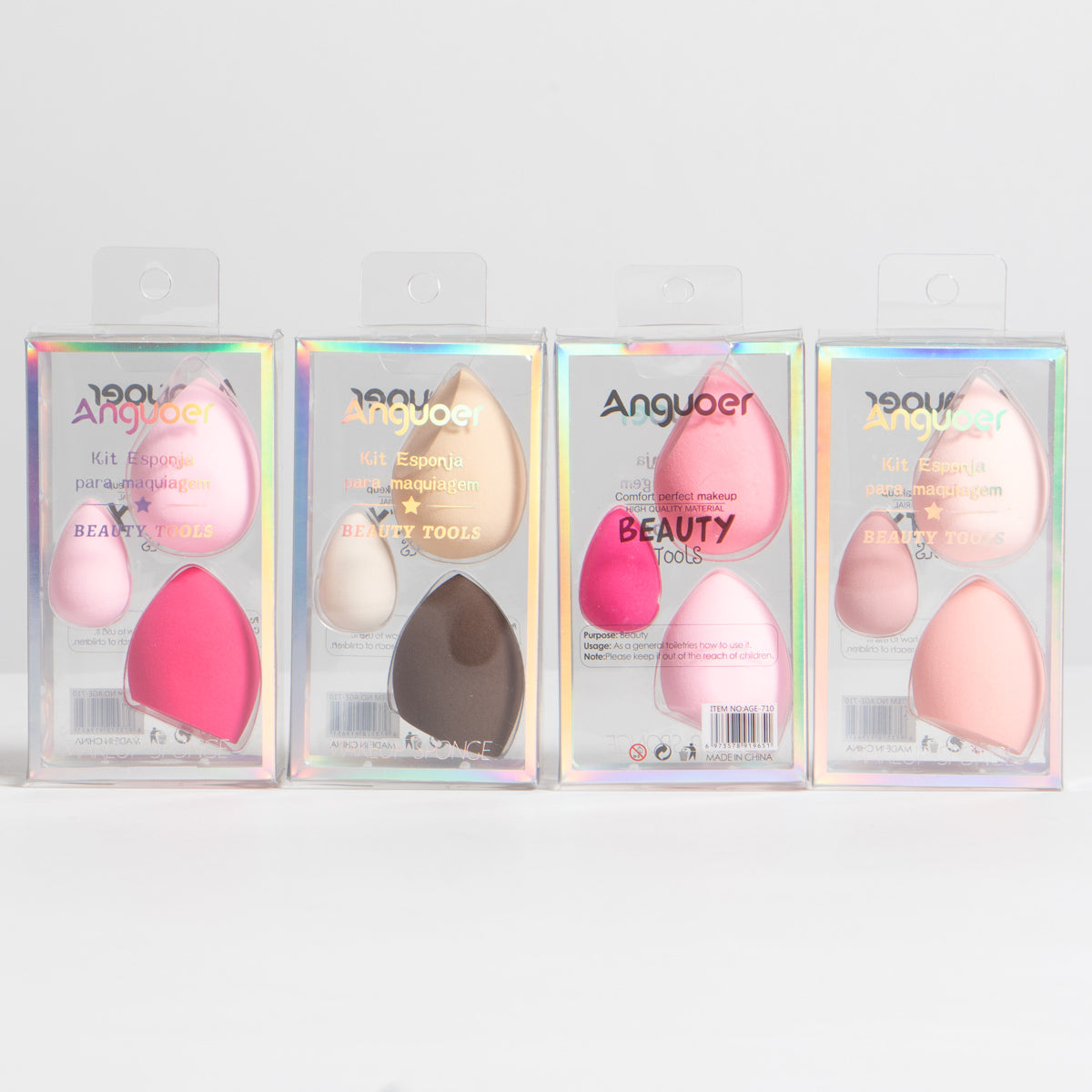 Kit de beauty blender X3 ANGUOER