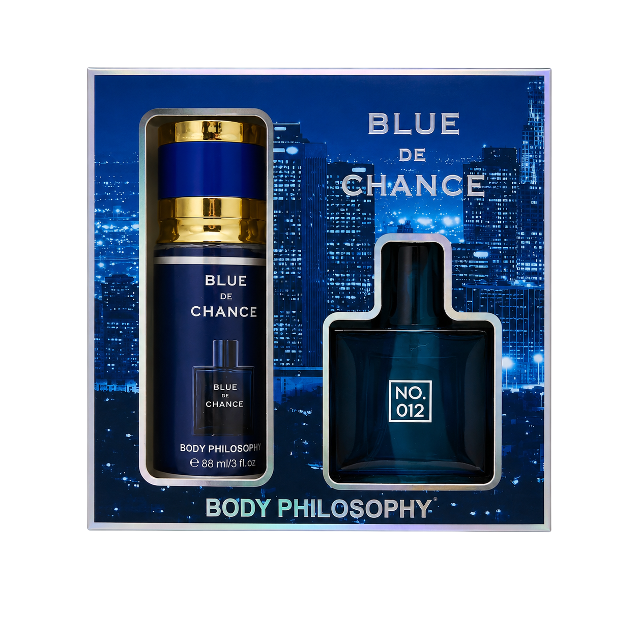 Kit splash + perfume blue BODY PHILOSOPHY