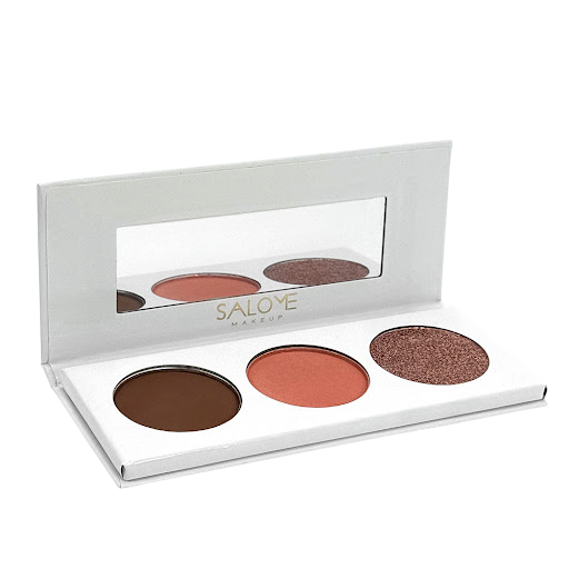 Paleta rubor contorno e iluminador X3 SALOME
