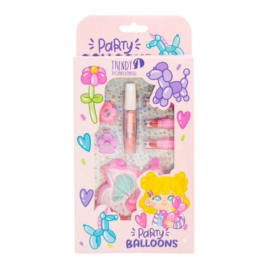 Kit maquillaje de niña party balloons TRENDY