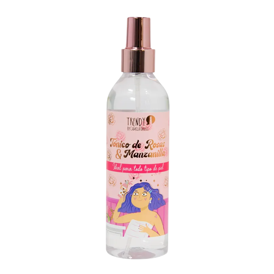 Tonico facial rosas y manzanilla TRENDY