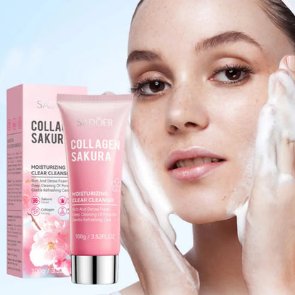 Jabon facial sakura con colageno SADOER