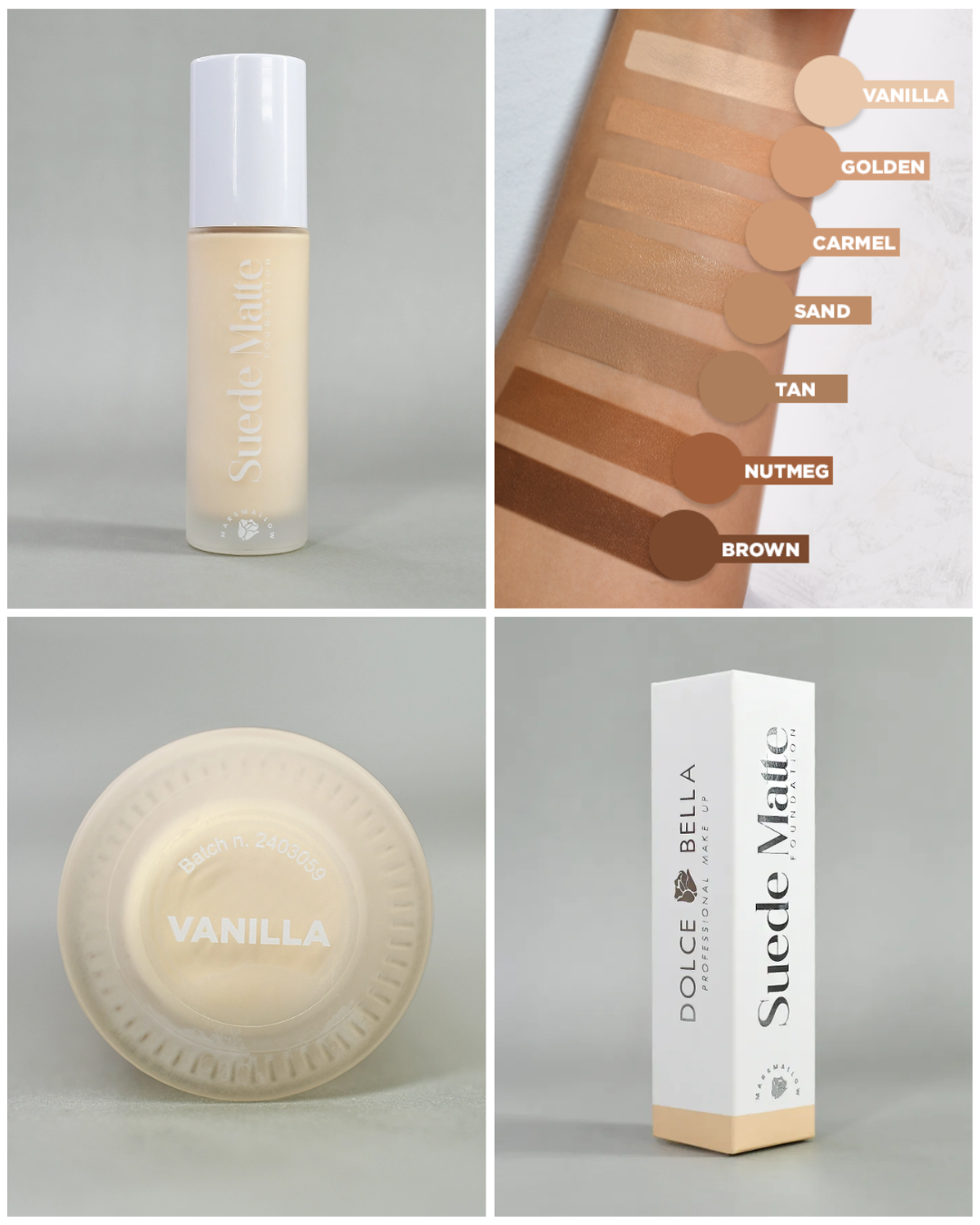Base suede matte DOLCE BELLA