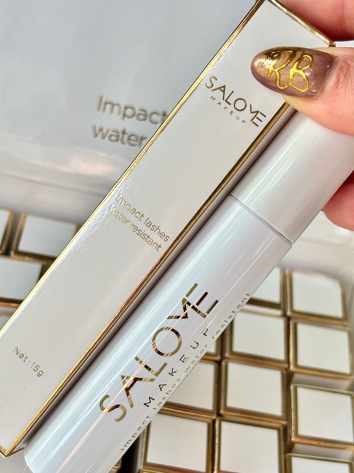 Máscara de pestañas negra impact lashes SALOME
