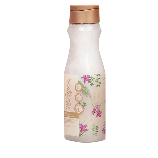 Shampoo de arroz con acido hialuronico MILAGROS
