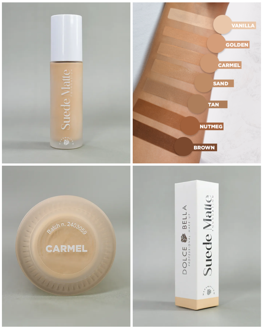 Base suede matte DOLCE BELLA