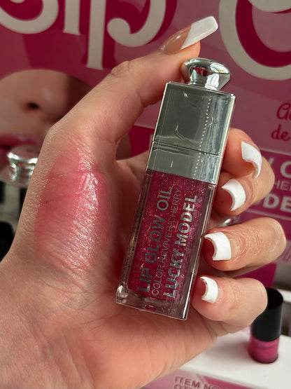 Lip gloss glitter dupe Dior LUCKY MODEL