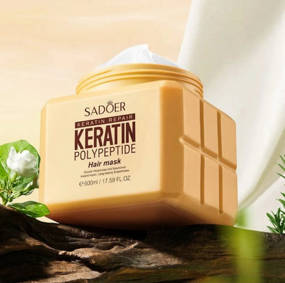 Mascarilla para el cabello de queratina SADOER