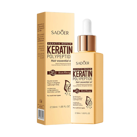 Aceite de queratina para el cabello SADOER