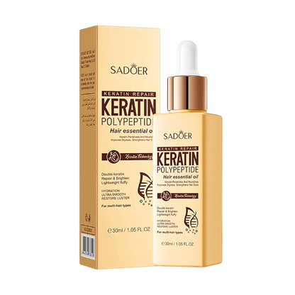Aceite de queratina para el cabello SADOER