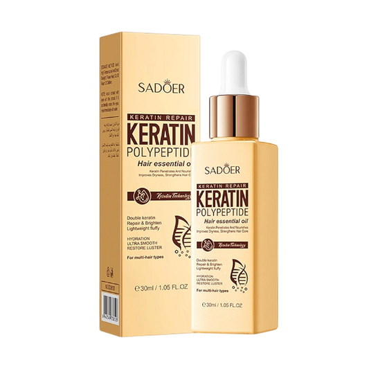 Aceite de queratina para el cabello SADOER