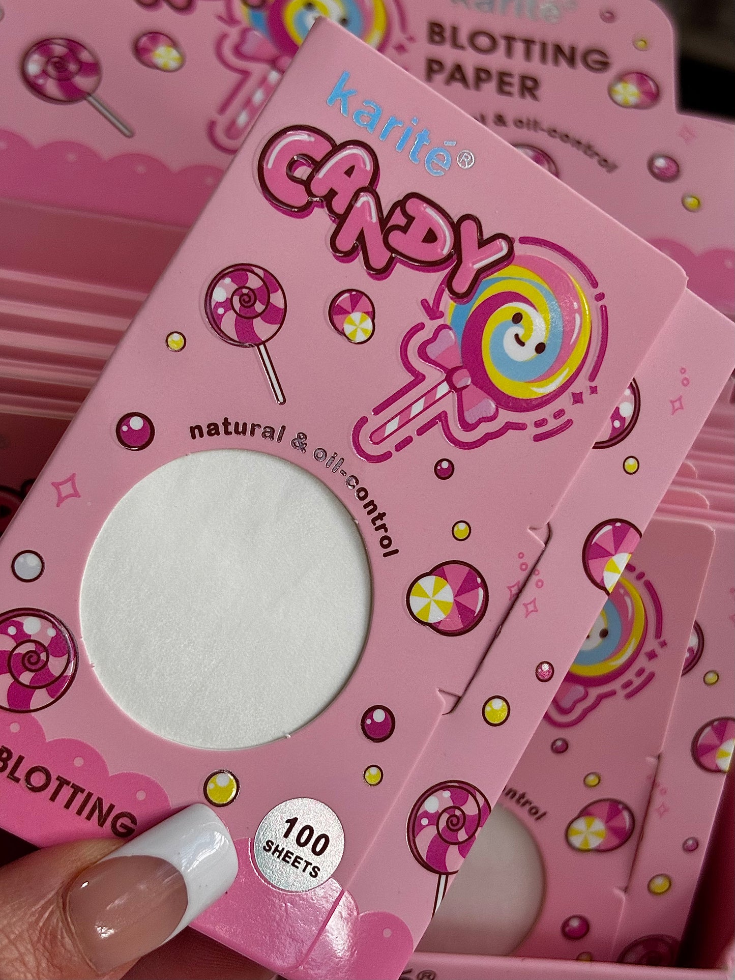 Papel quita grasa candy KARITE