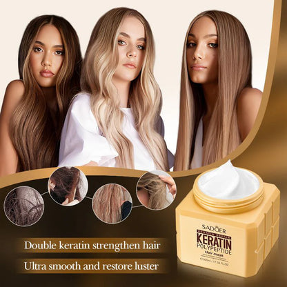Mascarilla para el cabello de queratina SADOER