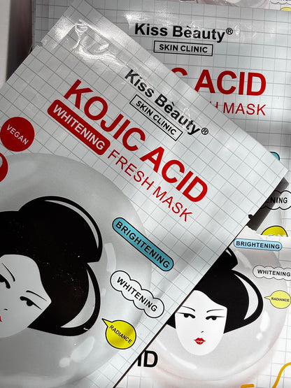 Mascarilla en velo kojic acid KISS BEAUTY