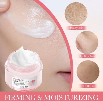 Crema hidratante sal rosa del Himalaya con 18% de centella pura SADOER