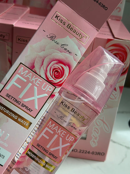 Fijador oil control rosas KISS BEAUTY