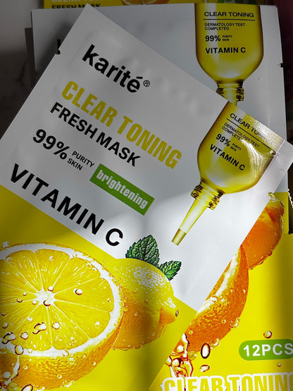 Mascarilla en velo vitamina C KARITE