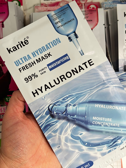Mascarilla en velo acido hialuronico KARITE