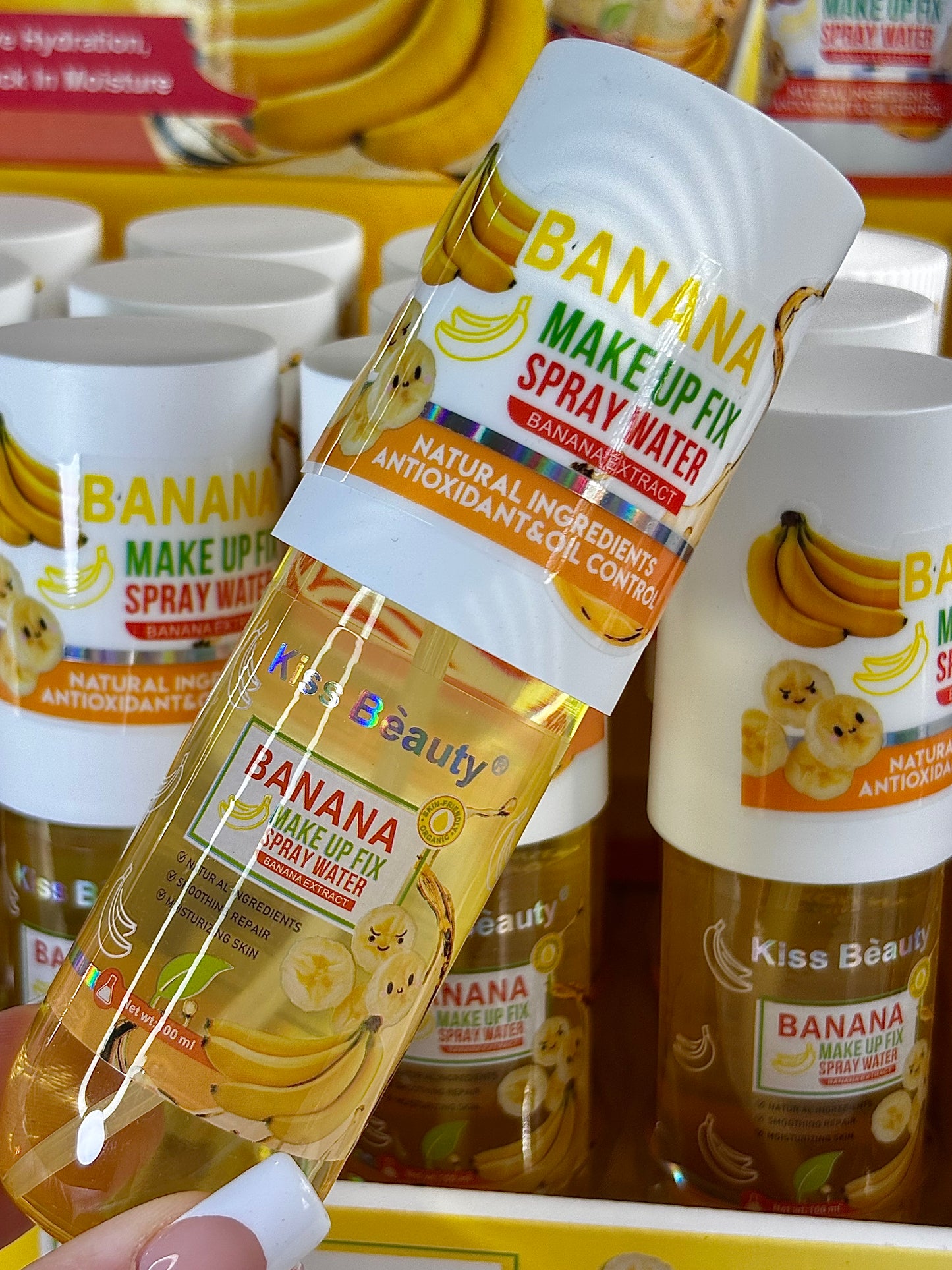 Fijador oil control banana KISS BEAUTY