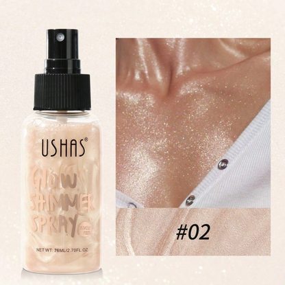 Glow shimmer spray USHAS