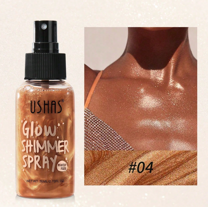 Glow shimmer spray USHAS