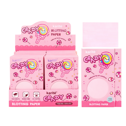 Papel quita grasa candy KARITE