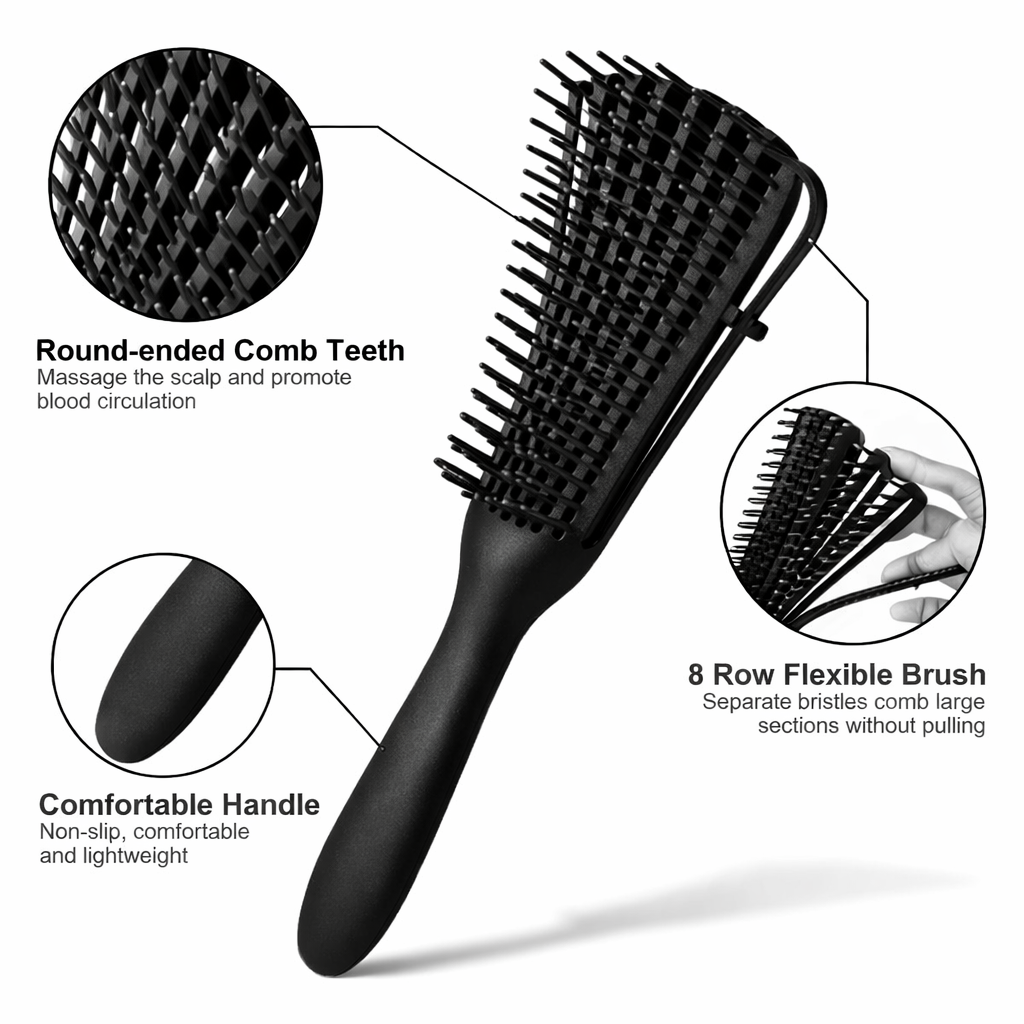 Cepillo de cabello detangler