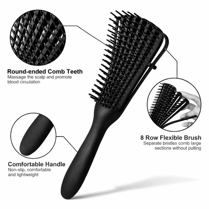 Cepillo de cabello detangler