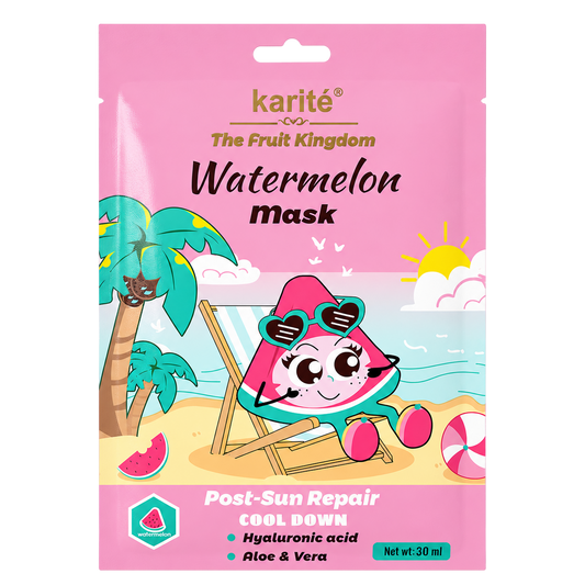 Mascarilla en velo sandia KARITE
