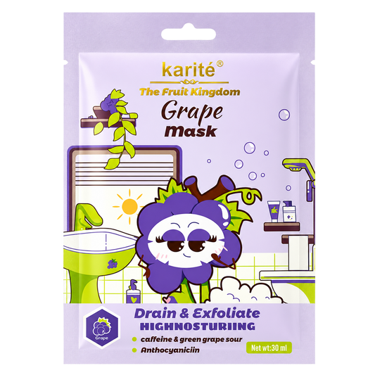 Mascarilla en velo uva KARITE