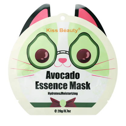 Mascarilla en velo aguacate KISS BEAUTY