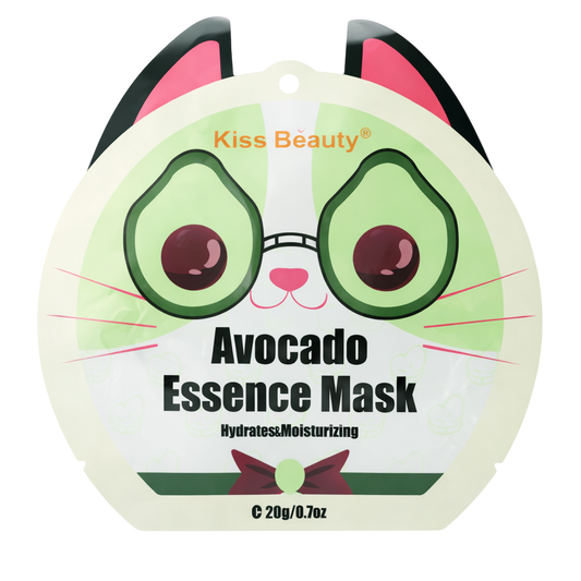 Mascarilla en velo aguacate KISS BEAUTY