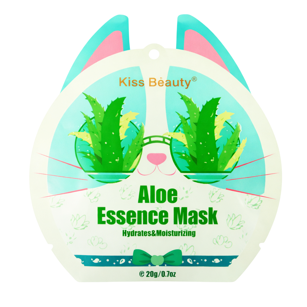 Mascarilla en velo aloe vera KISS BEAUTY