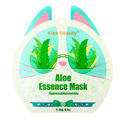 Mascarilla en velo aloe vera KISS BEAUTY