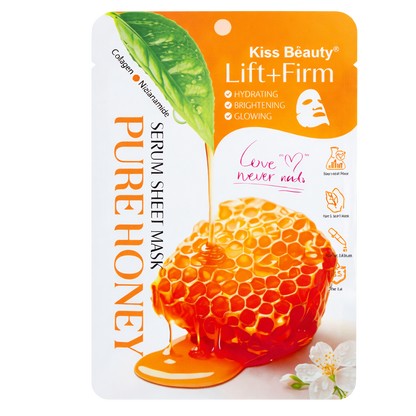 Mascarilla en velo miel KISS BEAUTY