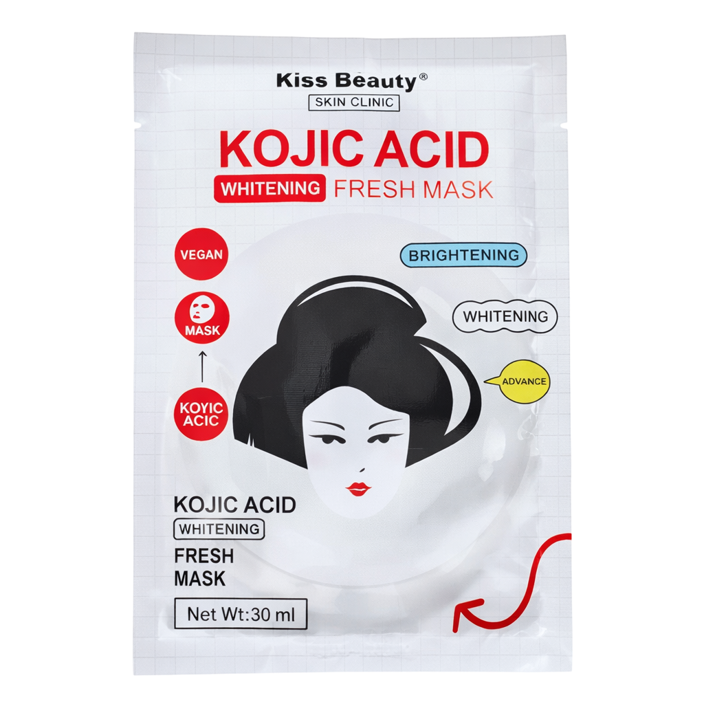 Mascarilla en velo kojic acid KISS BEAUTY