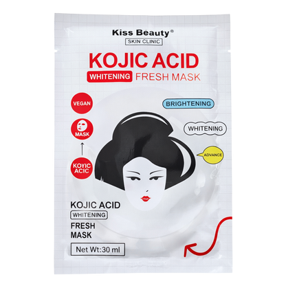 Mascarilla en velo kojic acid KISS BEAUTY