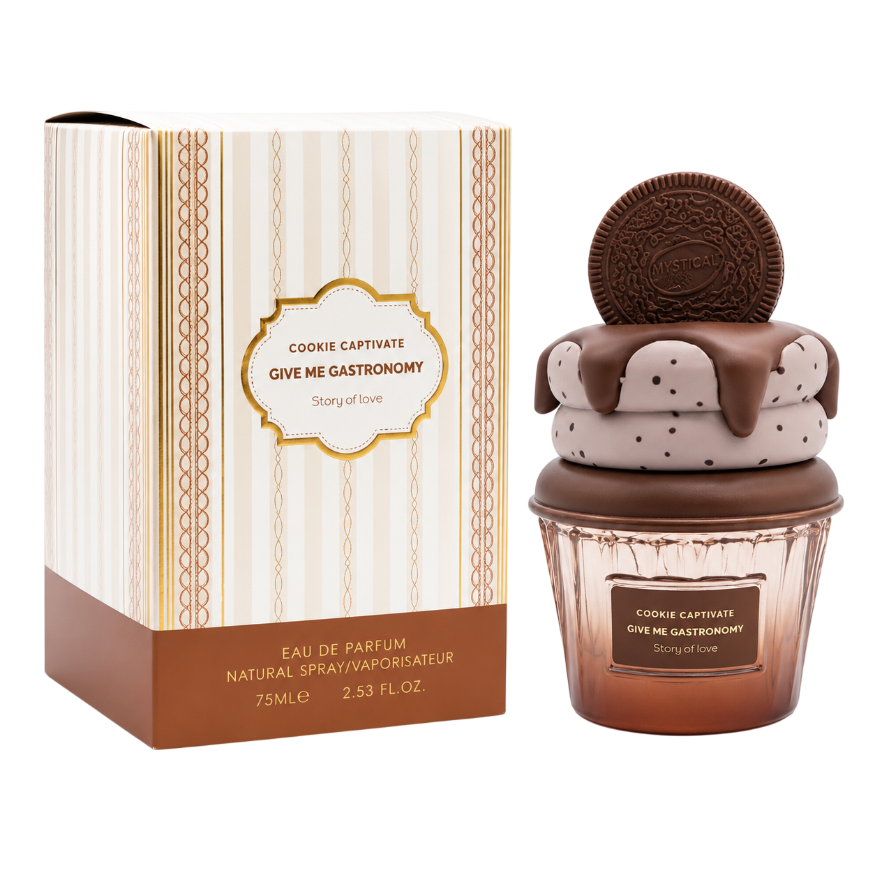 Perfume galleta dupe gourmand de lattafa MYSTICAL