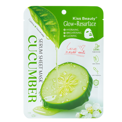 Mascarilla en velo pepino KISS BEAUTY